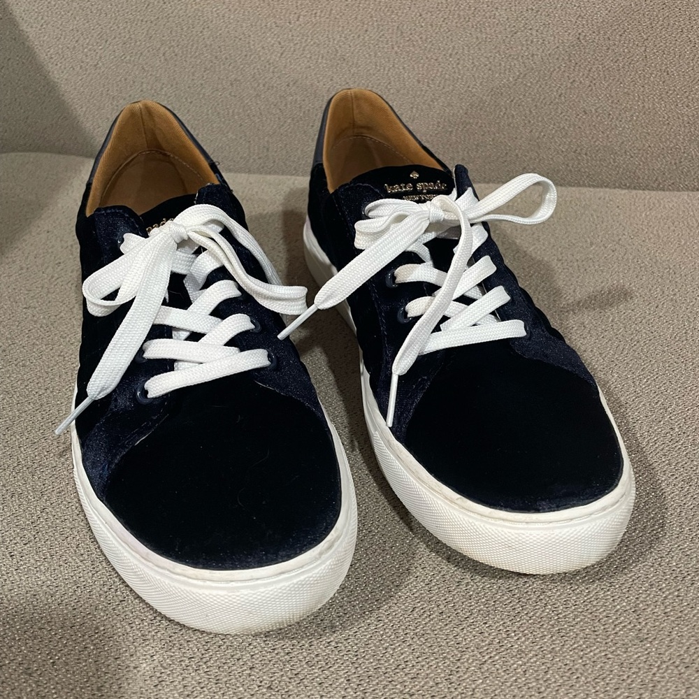 Kate Spade Velvet Sneakers
